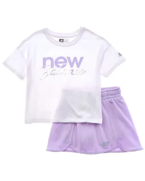 New Balance 2pc T-Shirt & Scooter Set