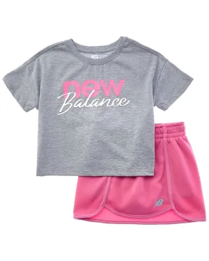 New Balance 2pc T-Shirt & Scooter Set