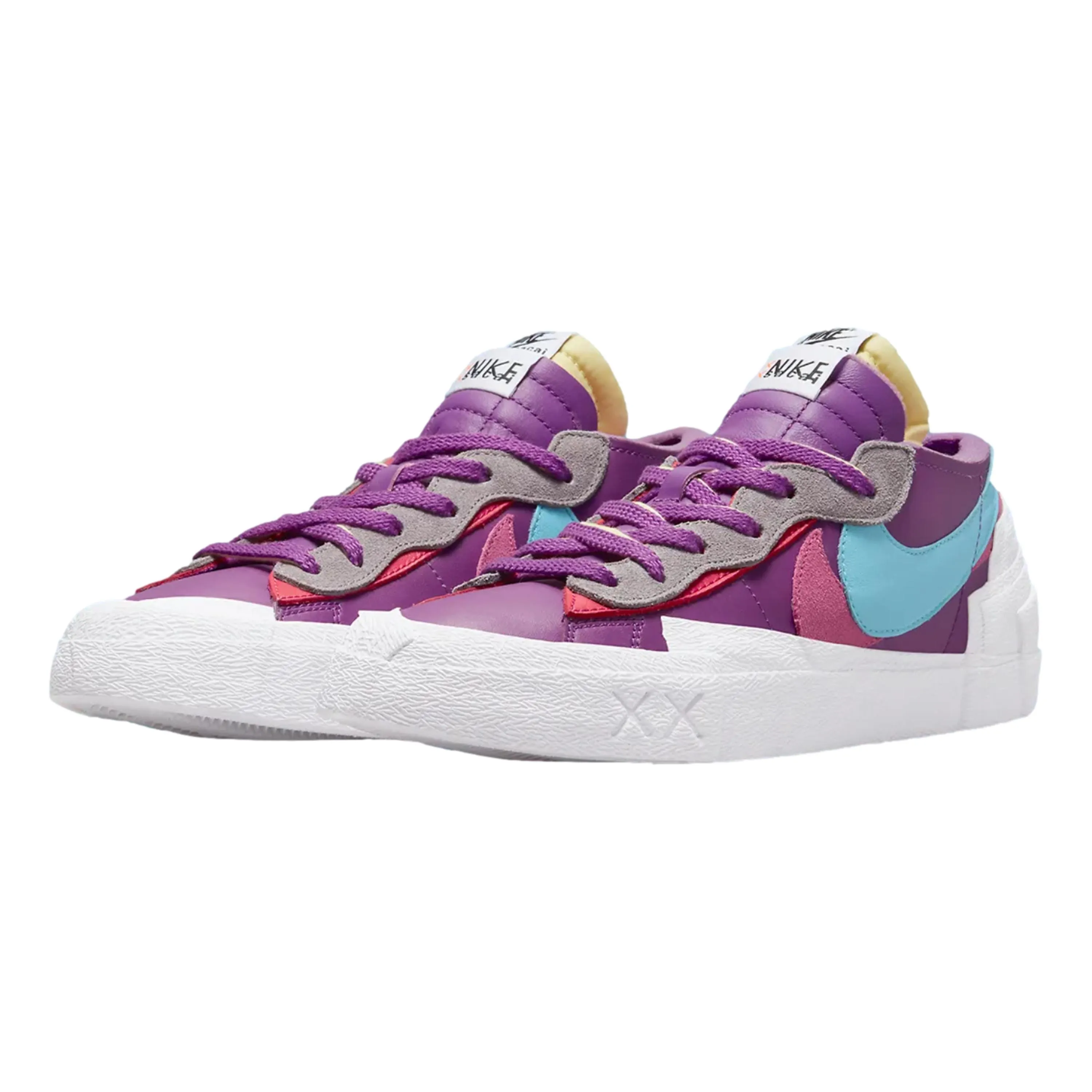 Nike Blazer Low / Sacai / Kaws Purple Dusk/Lagoon Pulse-White  DM7901-500 Men's