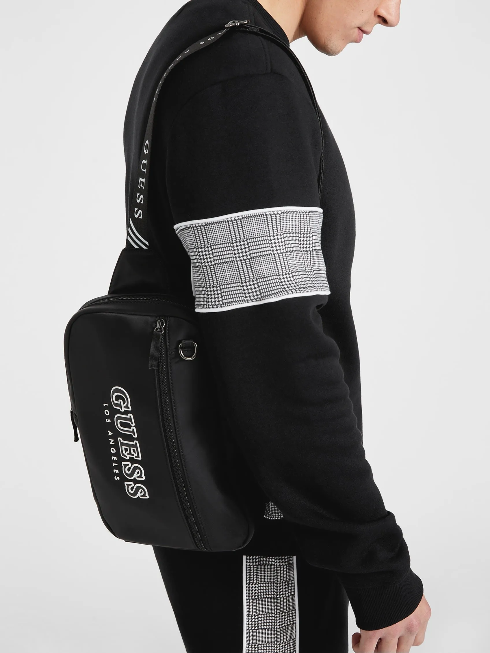 Nylon Logo Sling Bag
