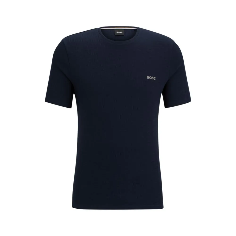 Pajama T-shirt with embroidered logo
