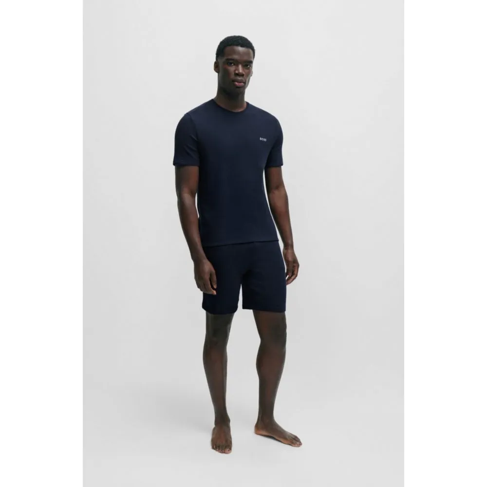 Pajama T-shirt with embroidered logo