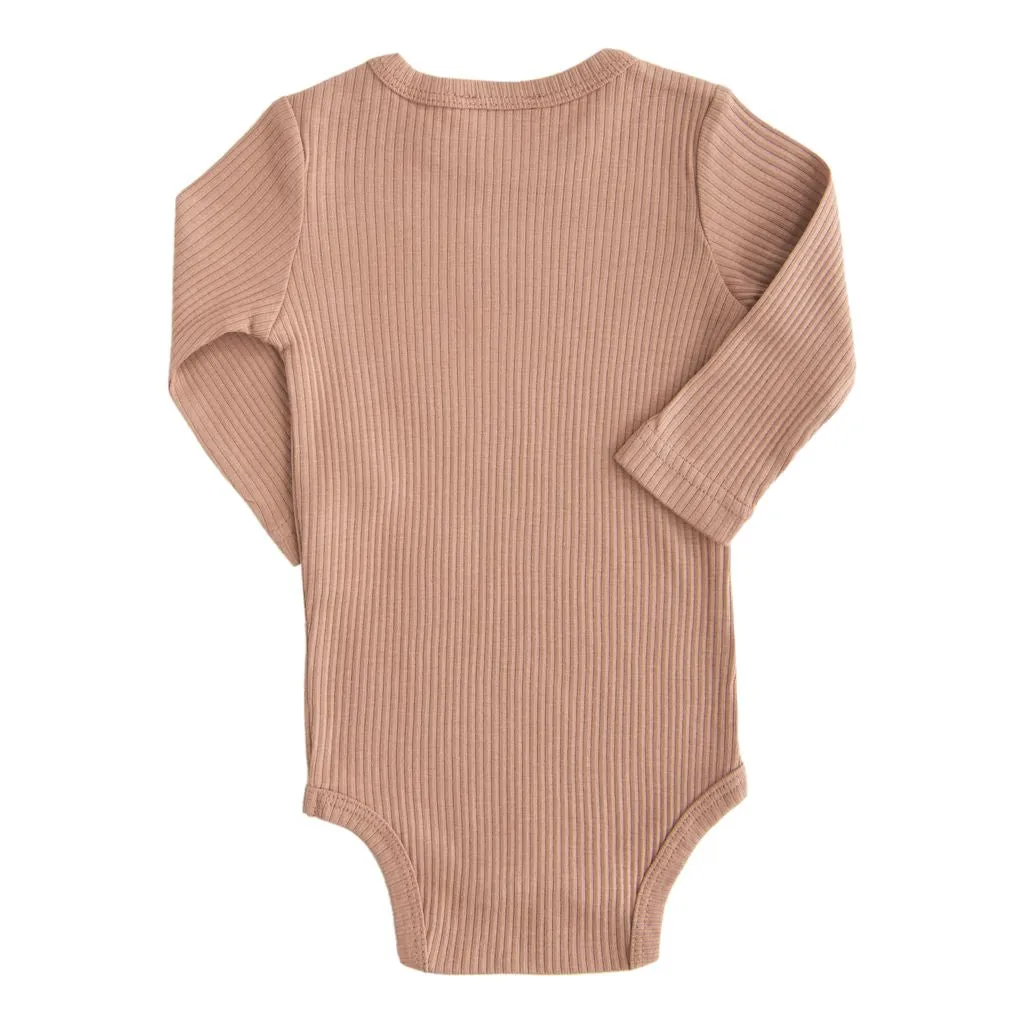 Pink Fawn LS Modal Bodysuit