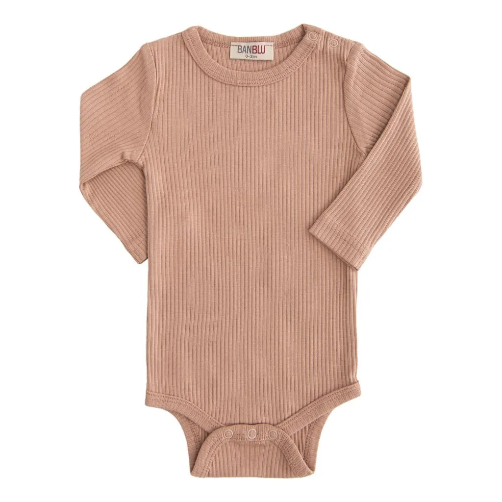 Pink Fawn LS Modal Bodysuit