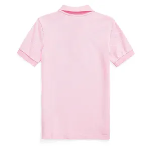 Pink Logo Cotton Polo