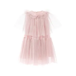 Pink Orela Overlay Tulle Dress