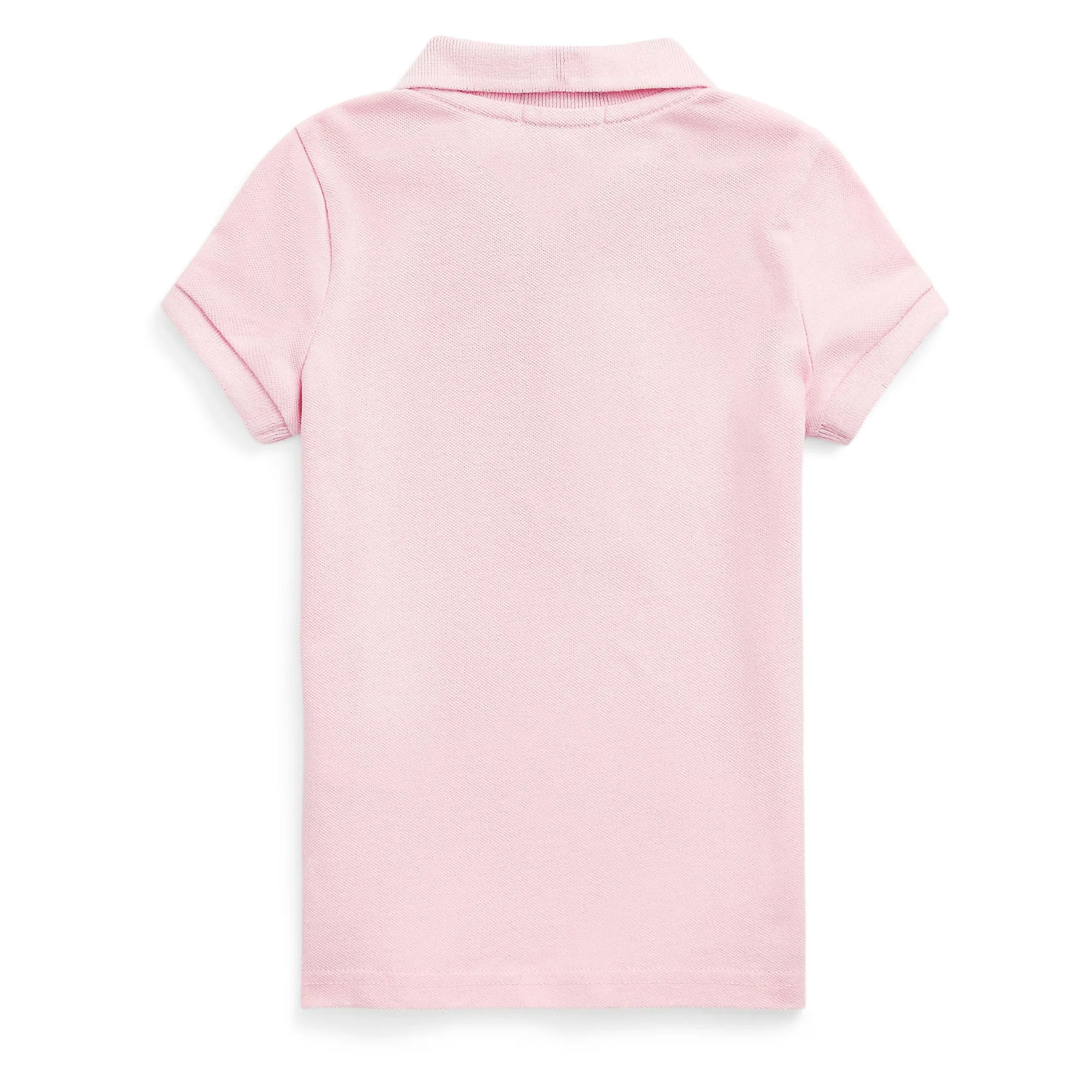 Pink Stretch Cotton Polo
