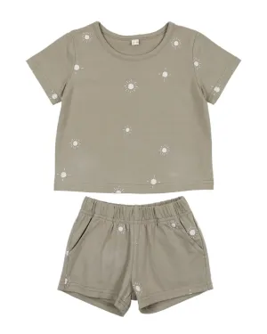 Pouf Baby Sun Print Set