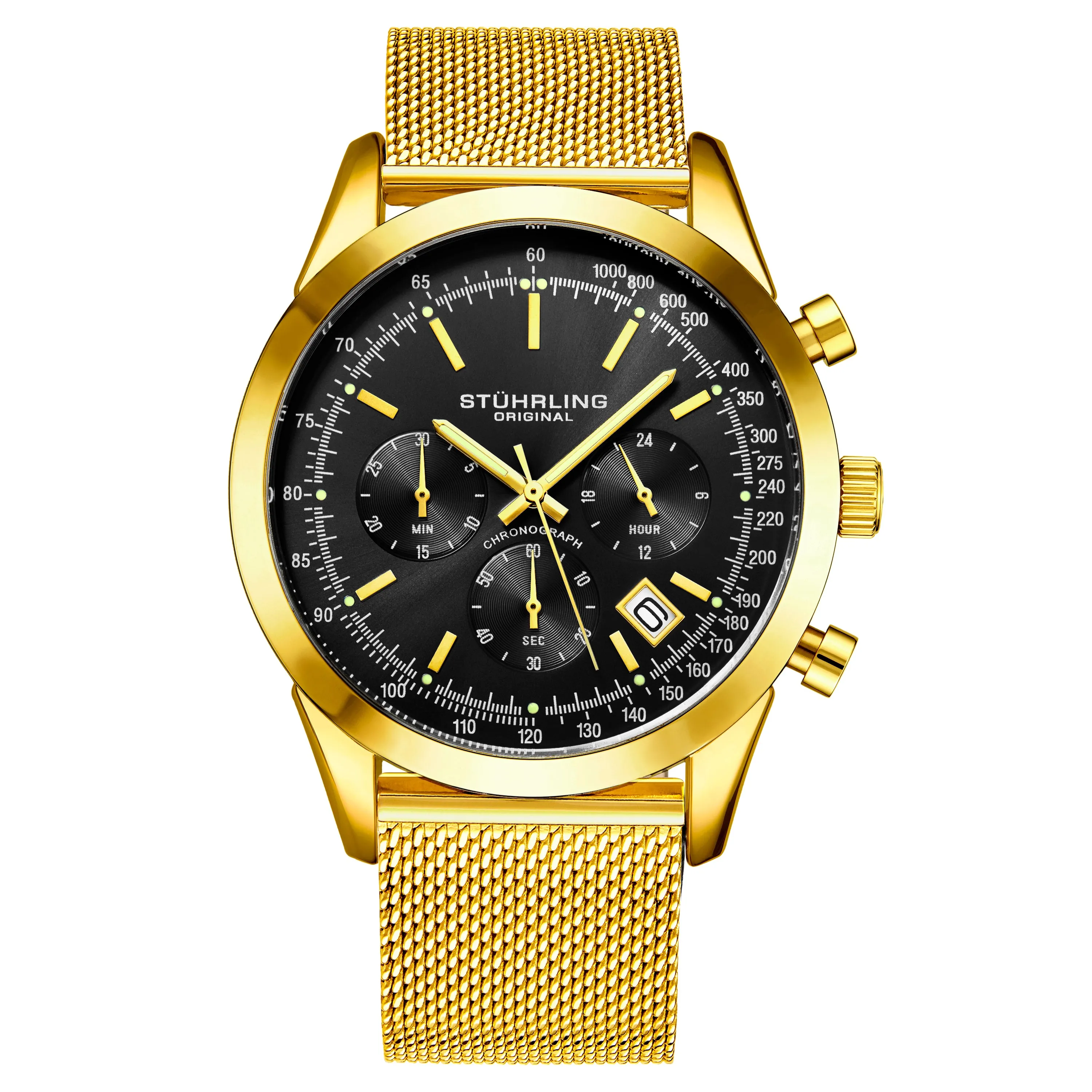 Preston 3975 Quartz 44mm Chronograph