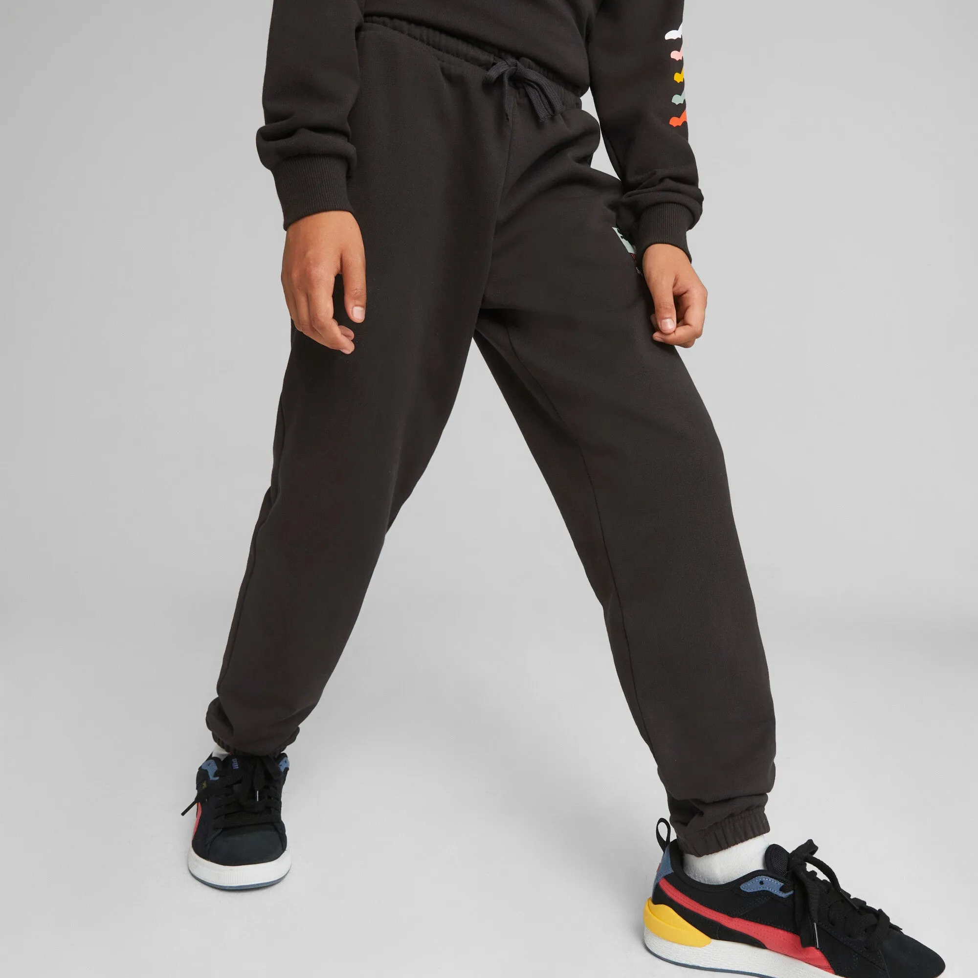 PUMA Big Kids' Classics Brand Love Sweatpants