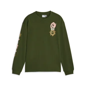 PUMA Big Kids' Downtown Graphic Long Sleeve Tee