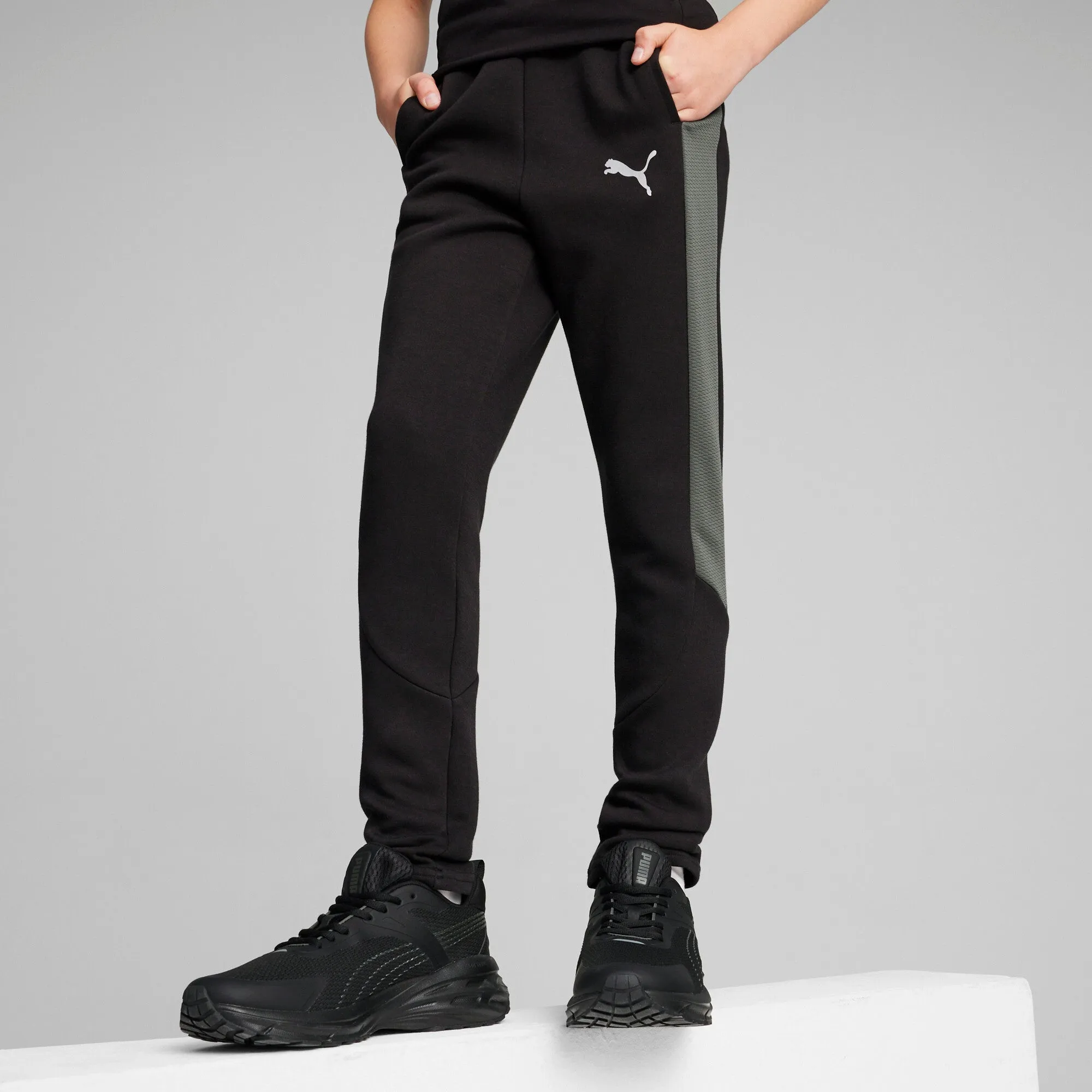 PUMA Big Kids' EVOSTRIPE Sweatpants