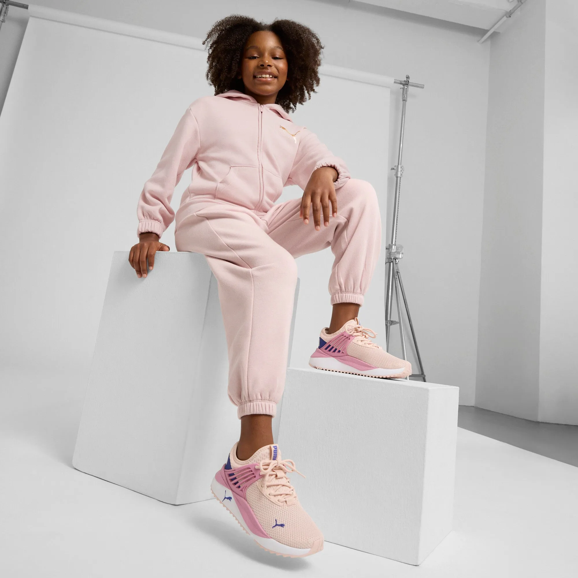 PUMA Big Kids' Girls' Class Act Full-Zip Hoodie