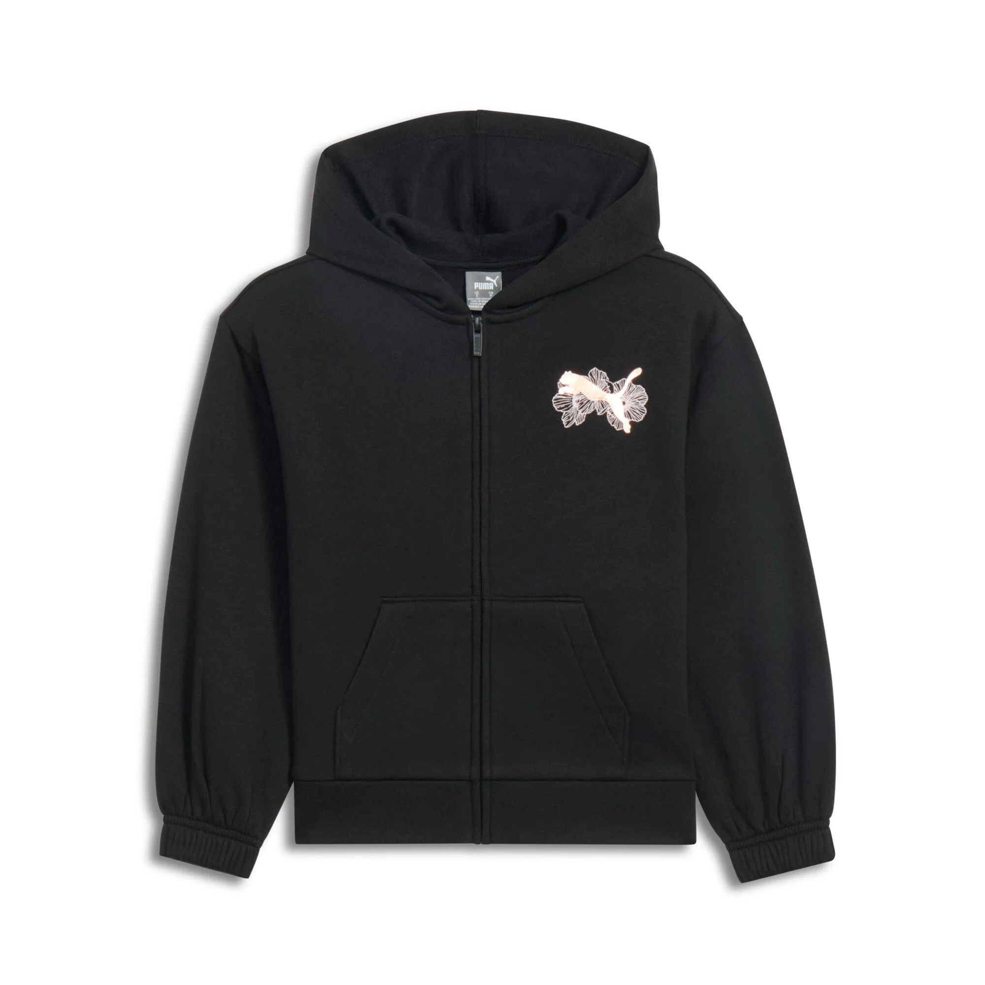 PUMA Big Kids' Girls' Class Act Full-Zip Hoodie