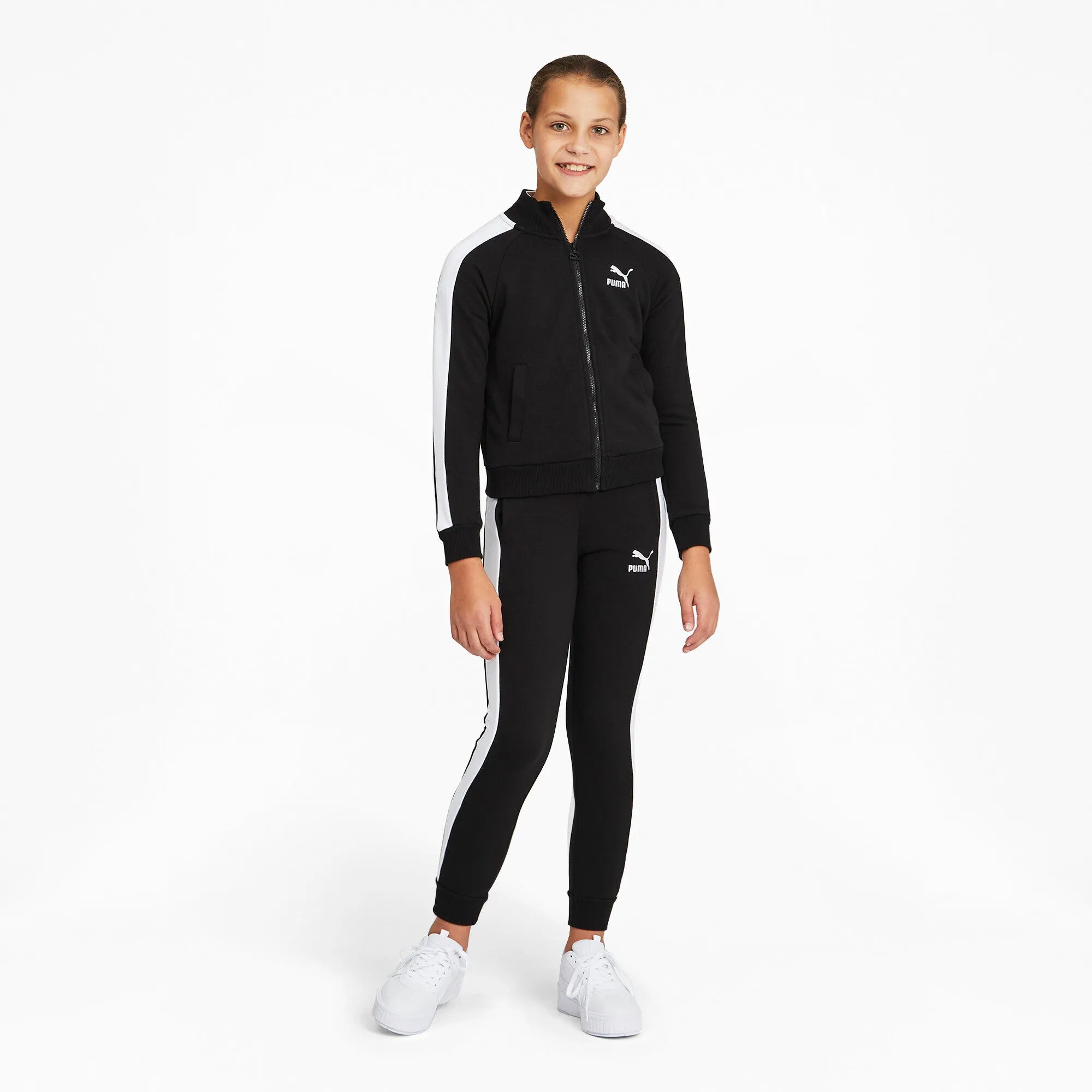 PUMA Big Kids' Girls' Classics T7 Track Pants