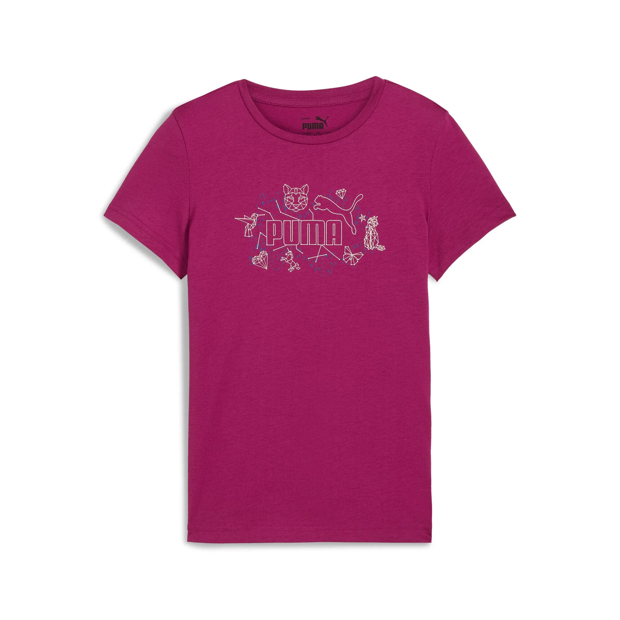 PUMA Big Kids' Girls' ESS  STARRY SAFARI Tee
