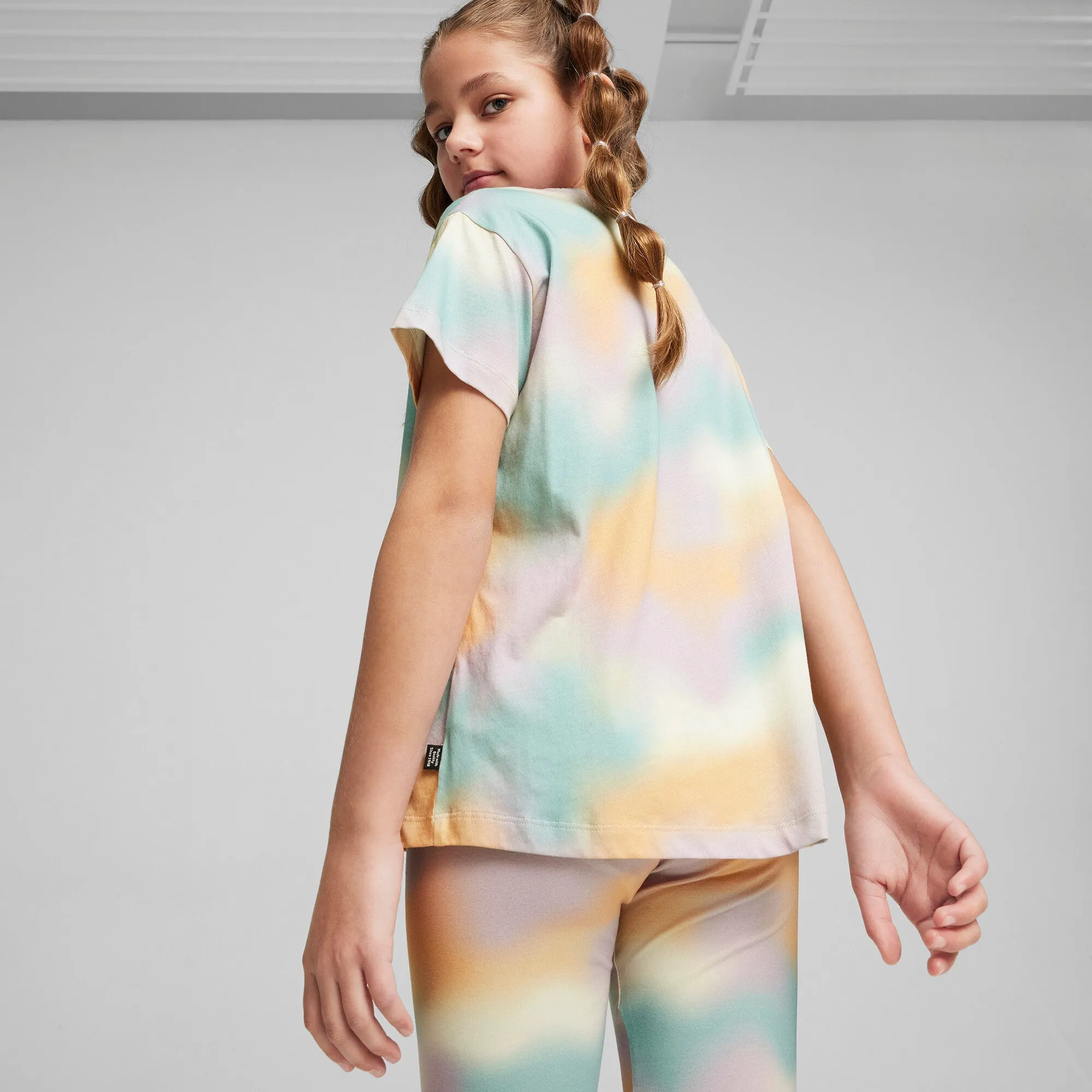 PUMA Big Kids' Girls' ESS  SUMMER DAZE Tee