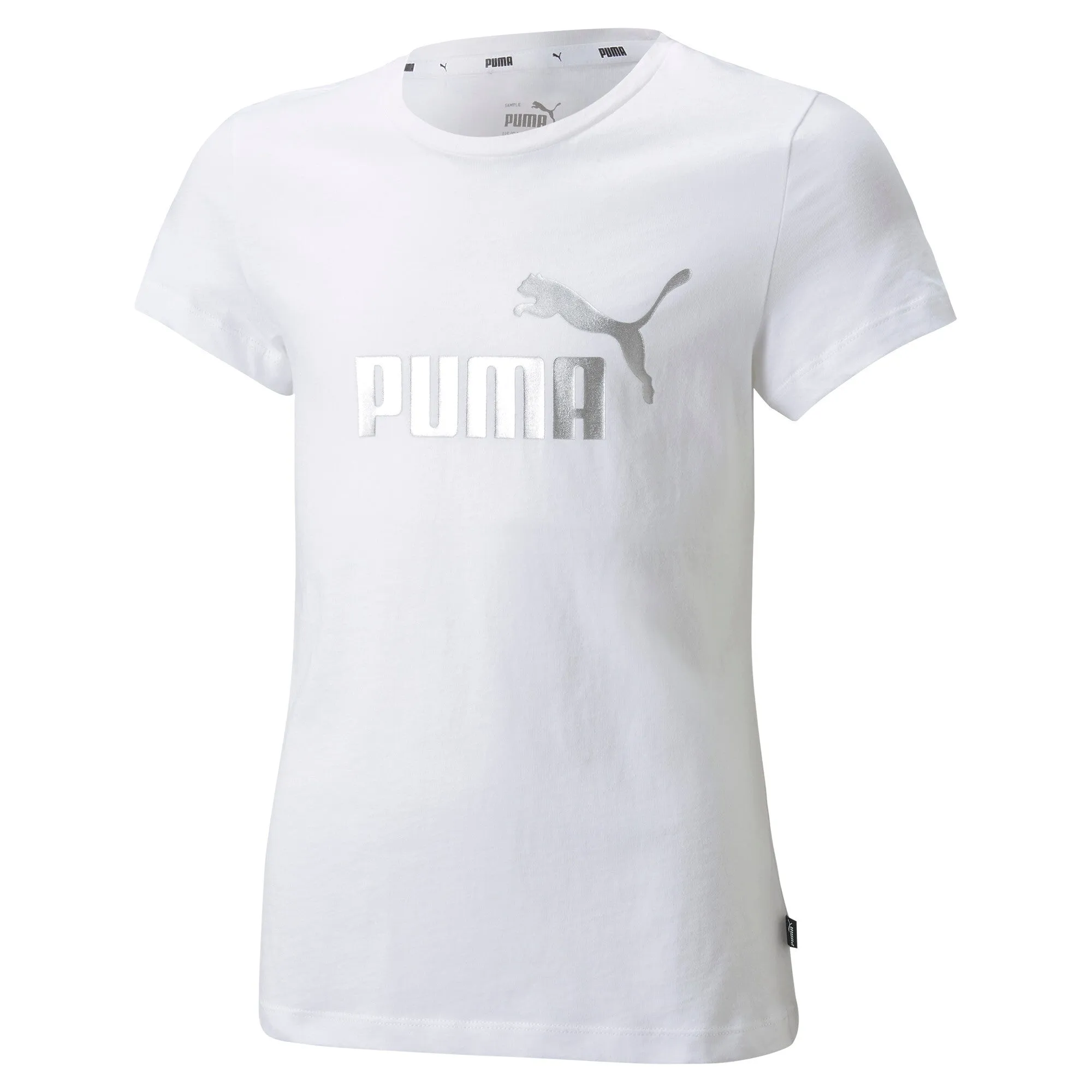PUMA Big Kids' Girls' Essentials  Logo Tee