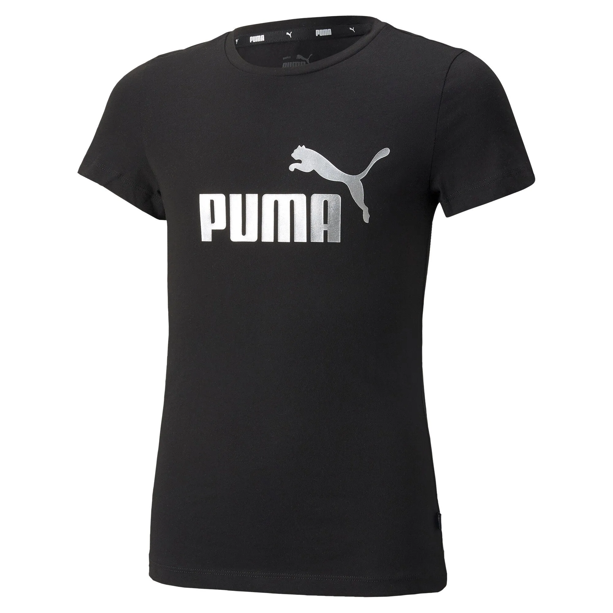 PUMA Big Kids' Girls' Essentials  Logo Tee