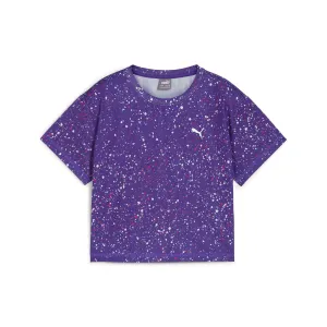 PUMA Big Kids' Girls' TRAIN FAVORITE Short Length Tee