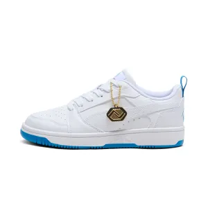 PUMA Big Kids' Rebound V6 Low Boys and Girls Club Shoes