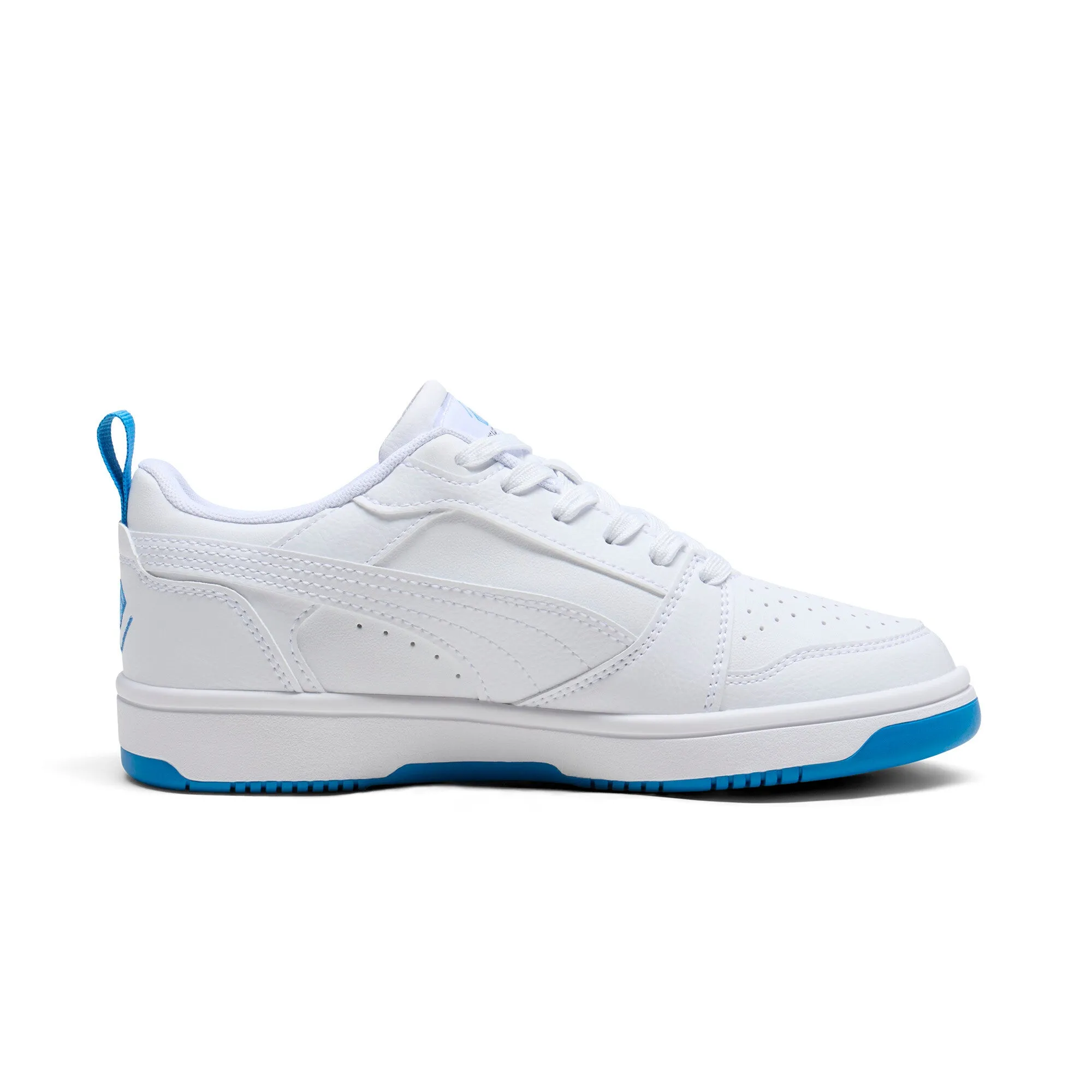 PUMA Big Kids' Rebound V6 Low Boys and Girls Club Shoes