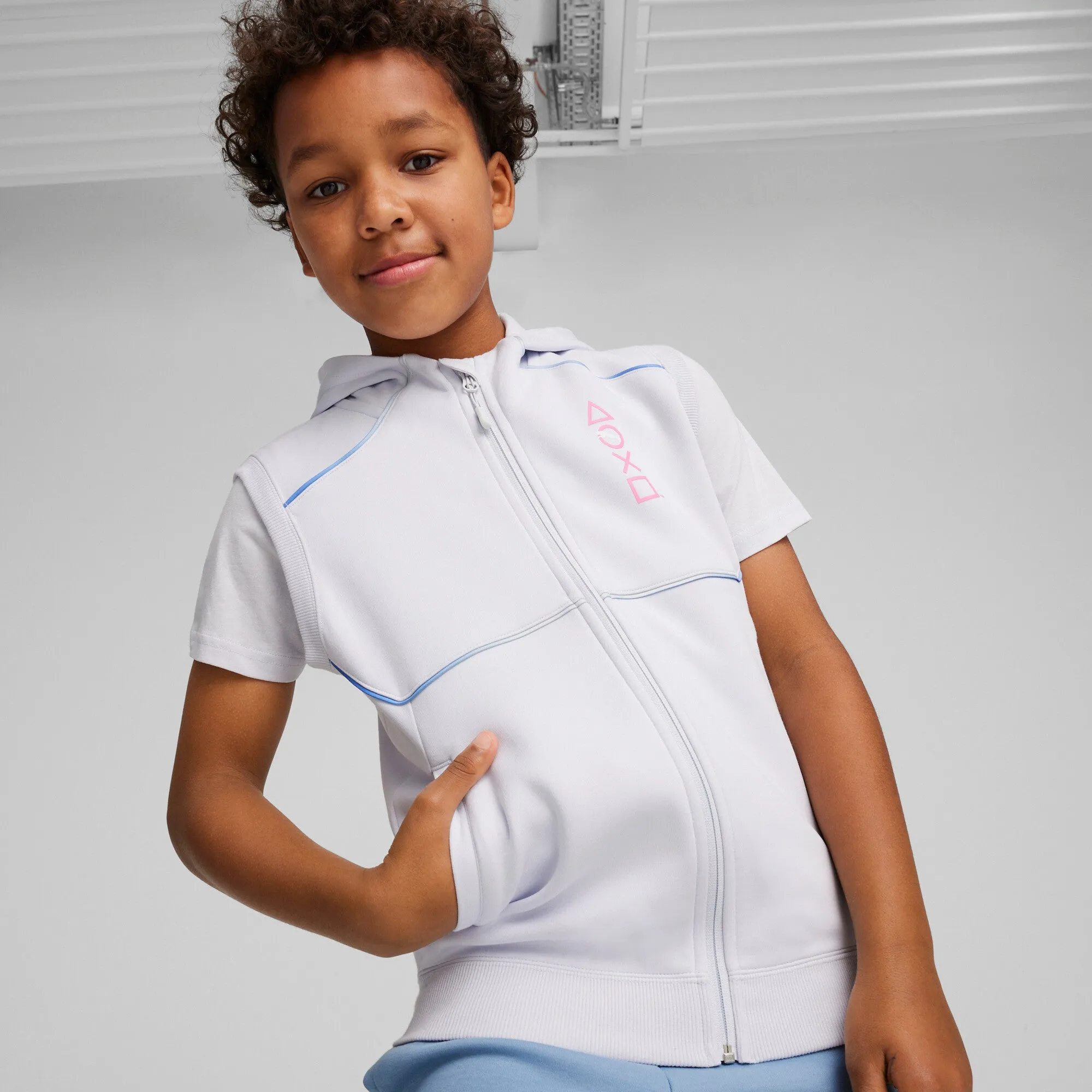 PUMA Big Kids' x PLAYSTATION Sleeveless Hoodie