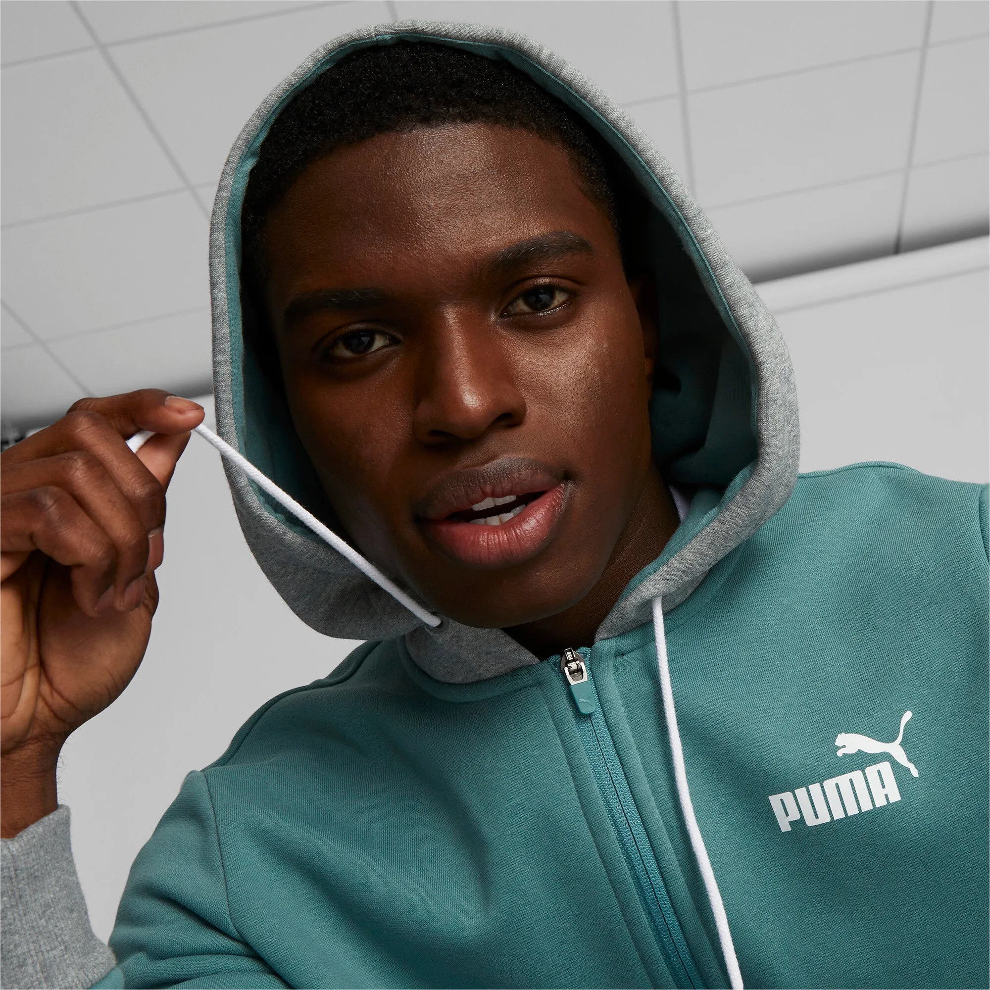 PUMA Men's Colorblock Hoodie