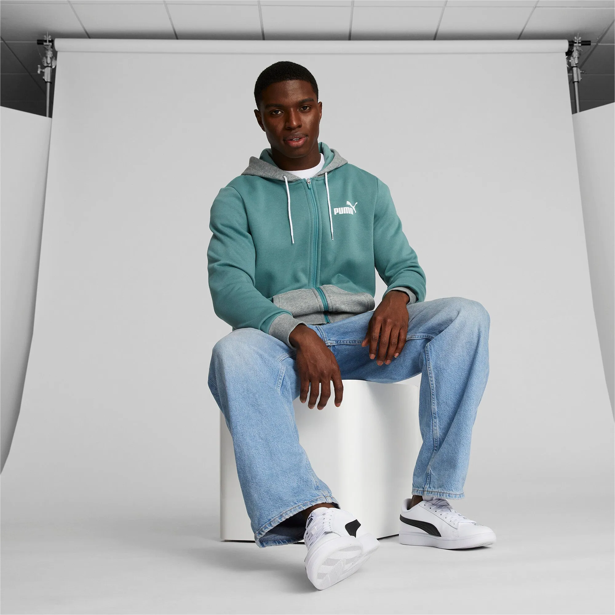 PUMA Men's Colorblock Hoodie