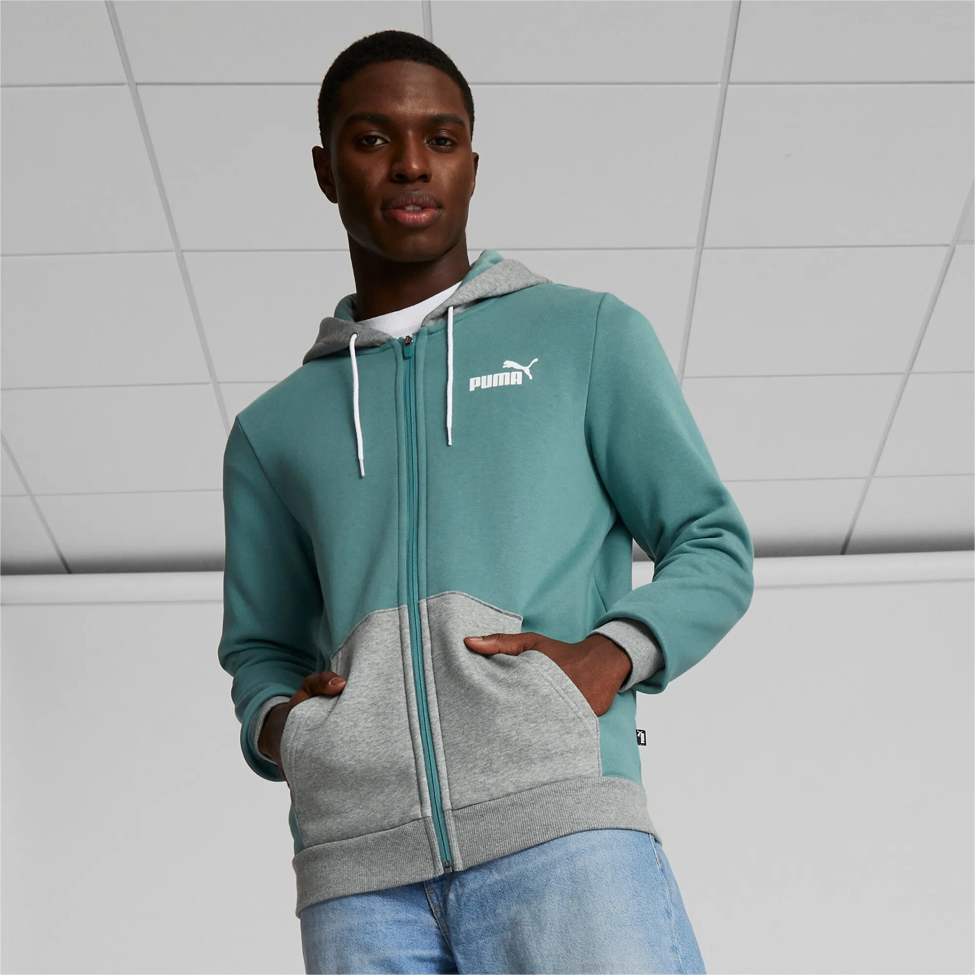 PUMA Men's Colorblock Hoodie