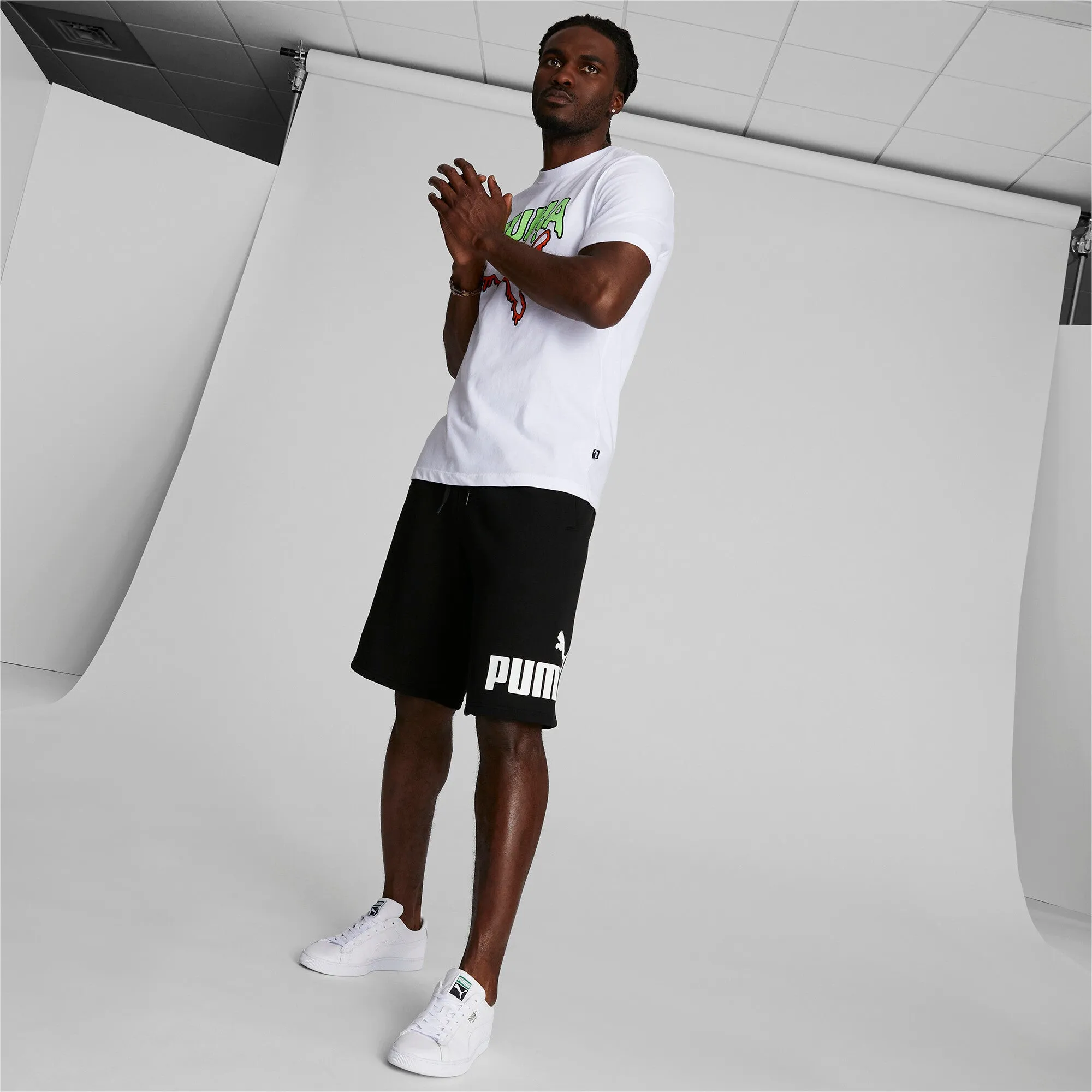 PUMA Men's Logo 10" Shorts