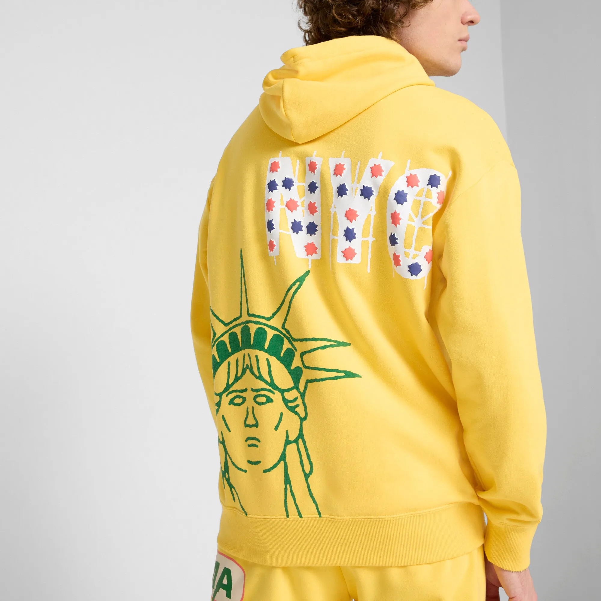 PUMA Men's Wardrobe Essentials Bright Lights NYC Flagship Hoodie