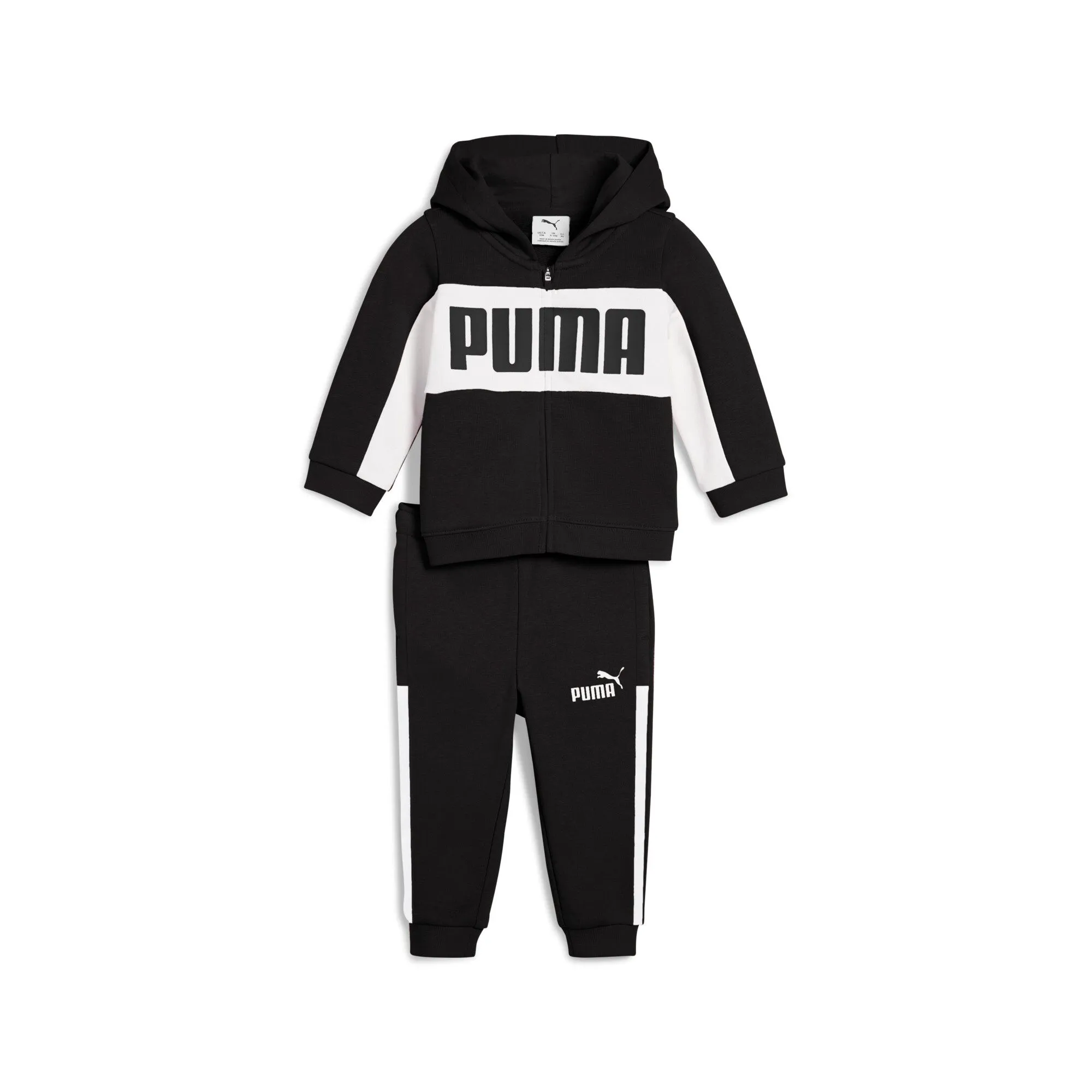 PUMA Toddler 2-Piece Minicats Essentials Block Hoodie And Pants Set