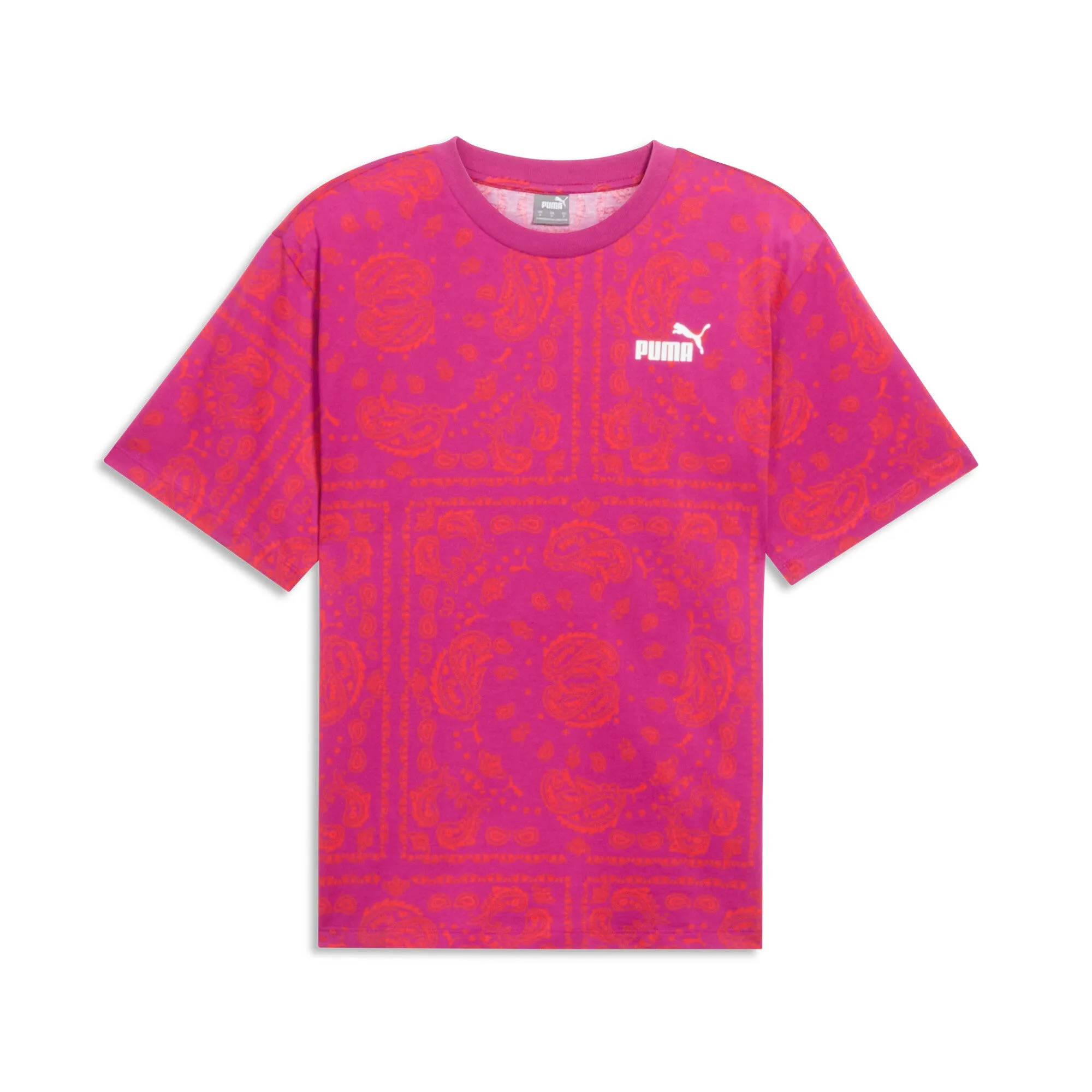 PUMA Women's ESS  Paisley AOP Tee