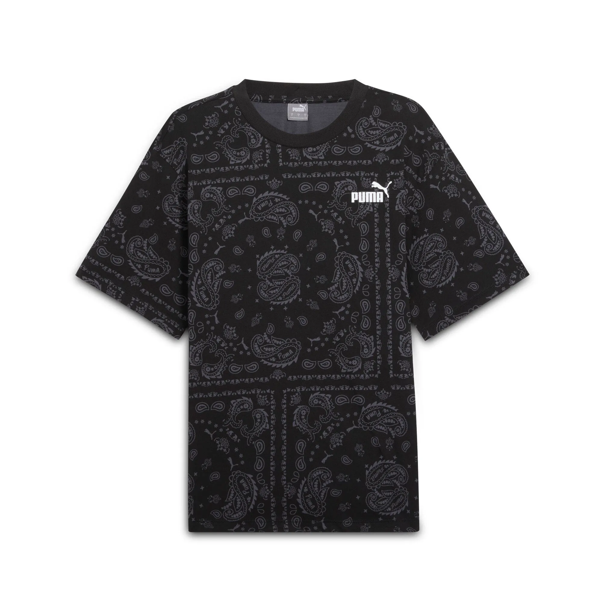 PUMA Women's ESS  Paisley AOP Tee