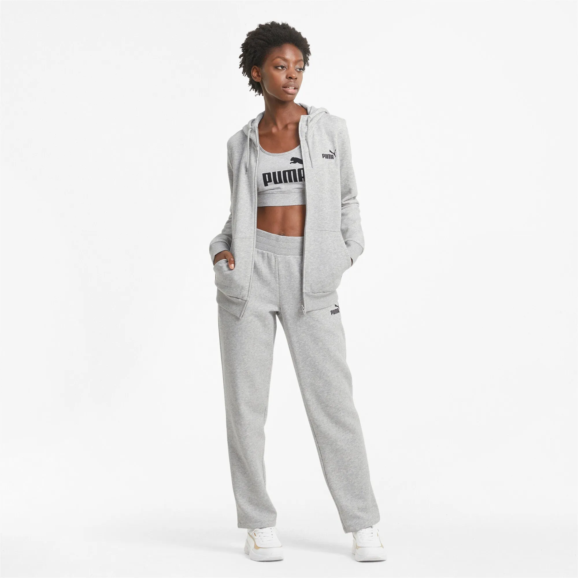 PUMA Women's Essentials Full-Zip Hoodie