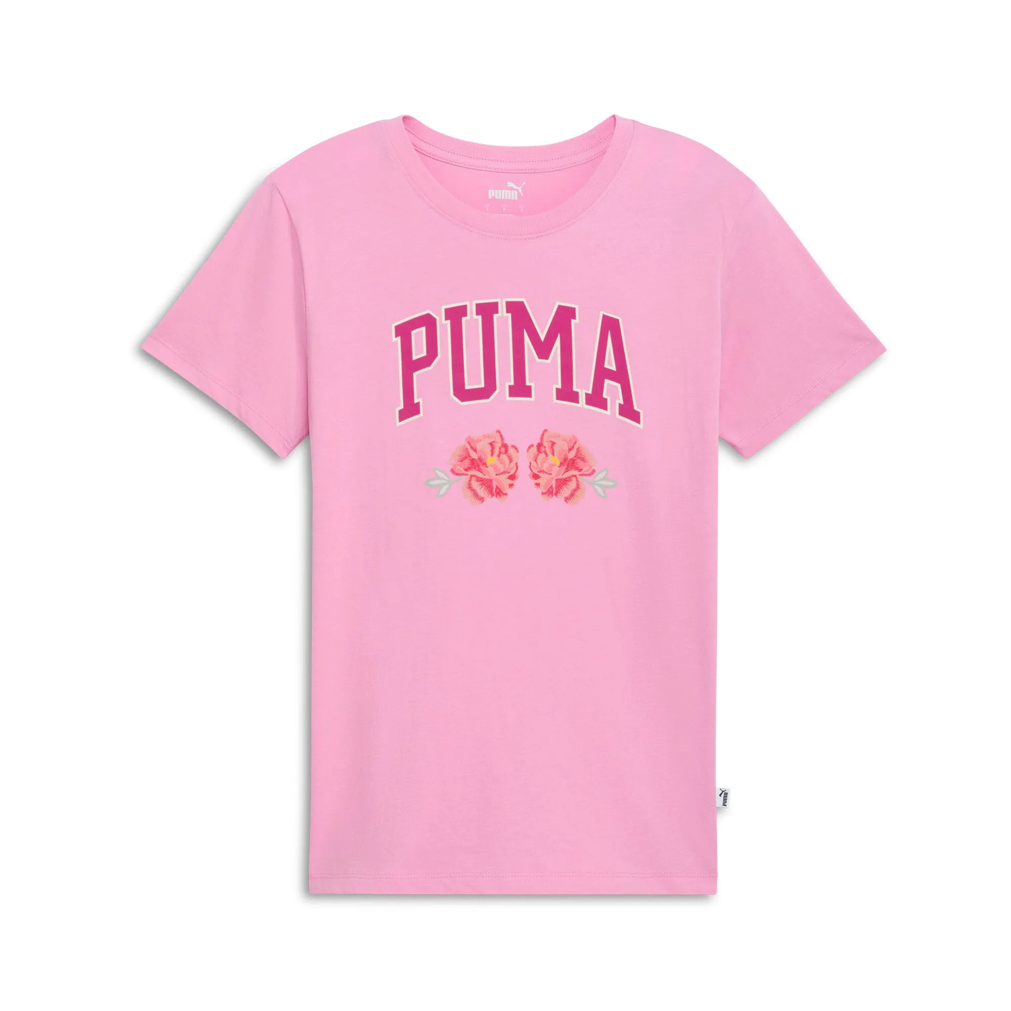 PUMA Women's Floral Faux Embroidery Tee