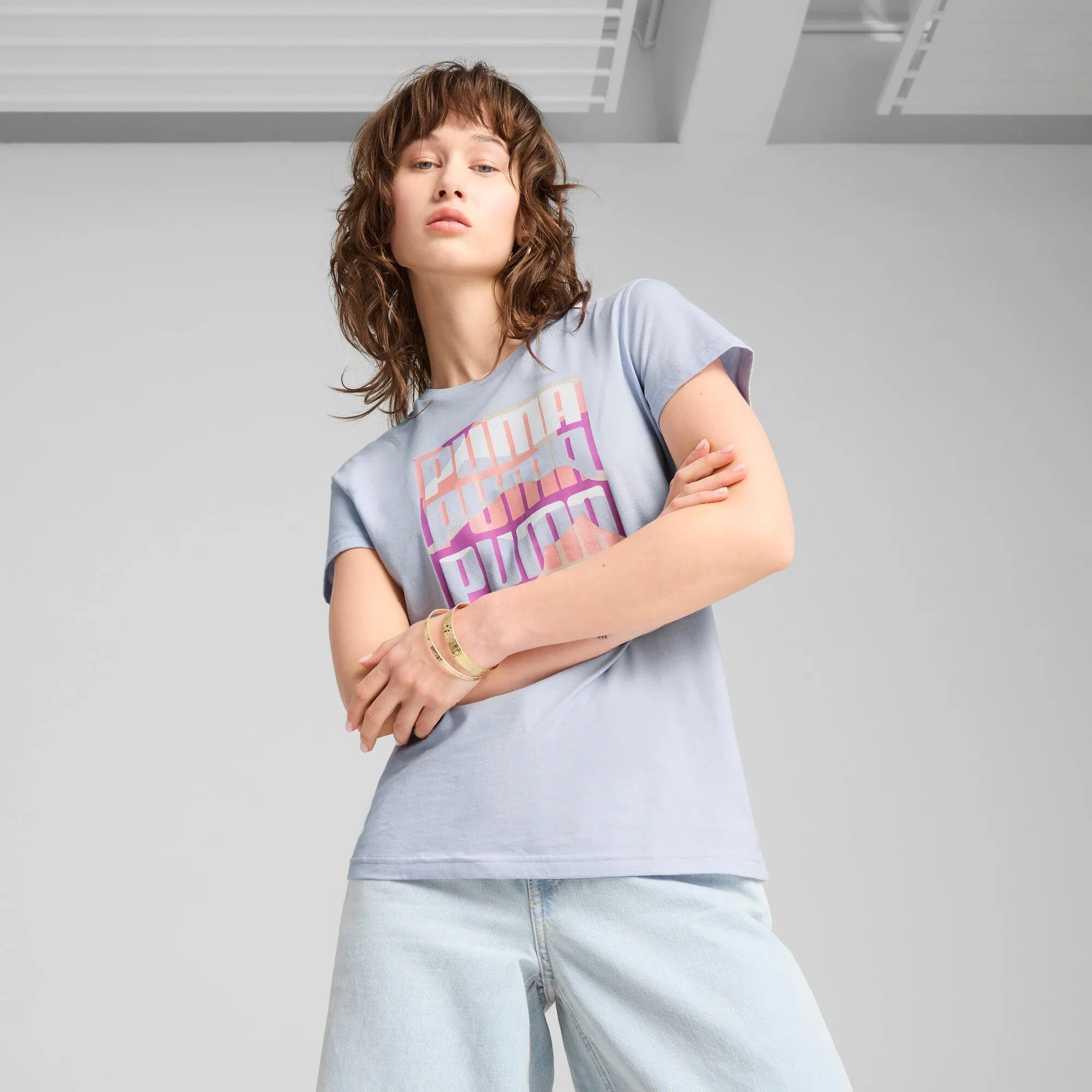 PUMA Women's GRAPHICS Mountain Tee