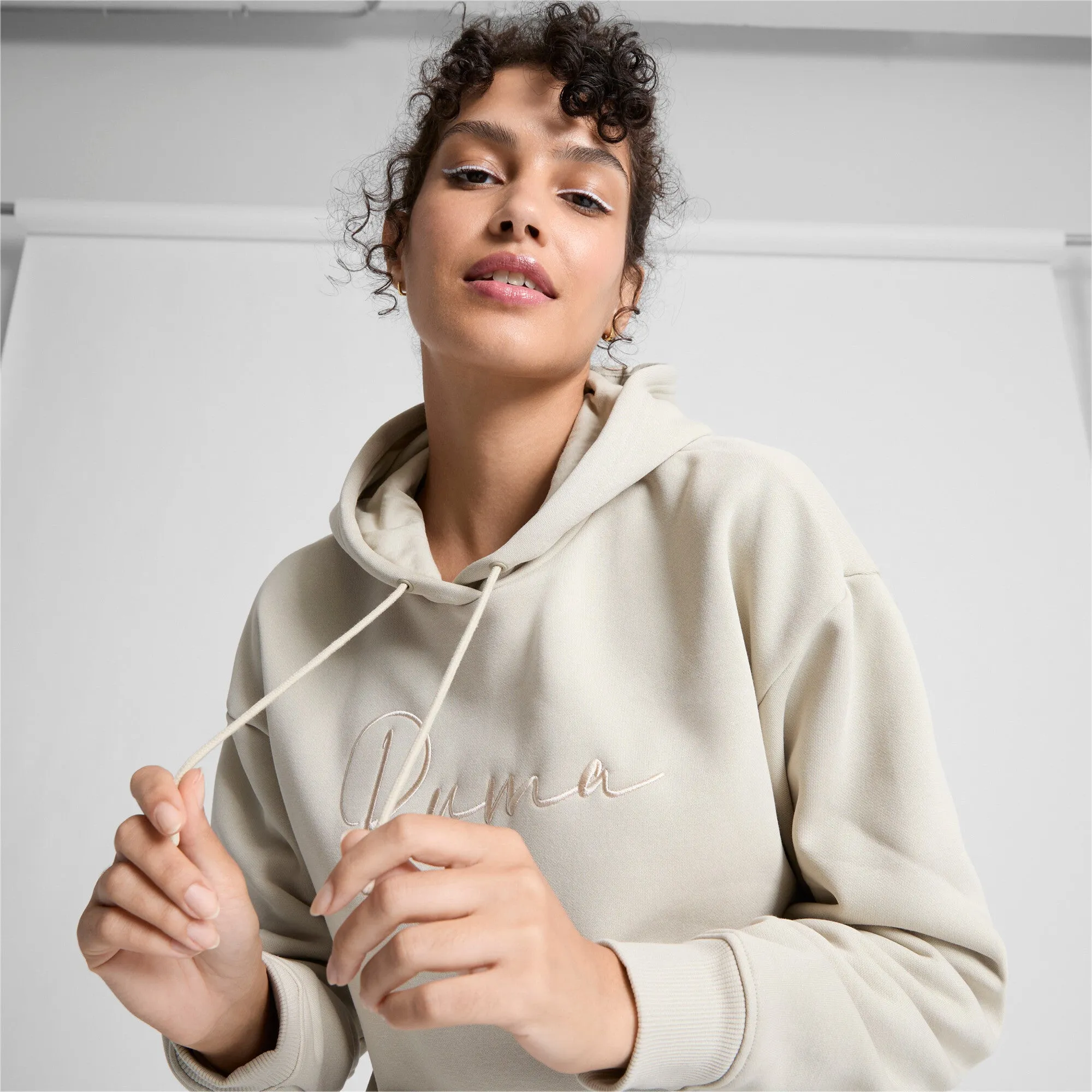 PUMA Women's Script Logo Hoodie