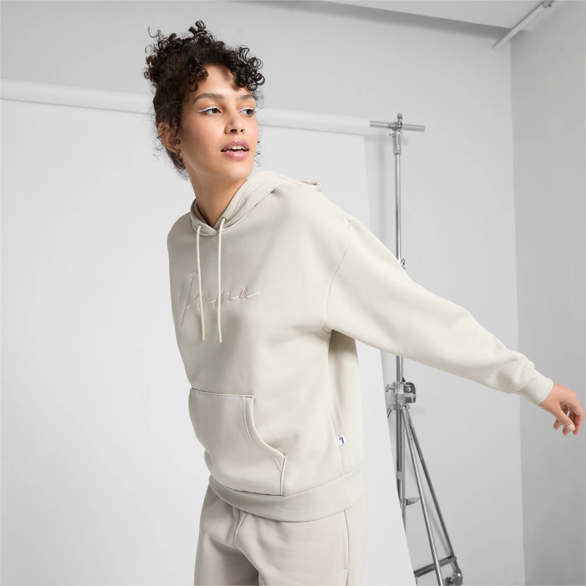 PUMA Women's Script Logo Hoodie