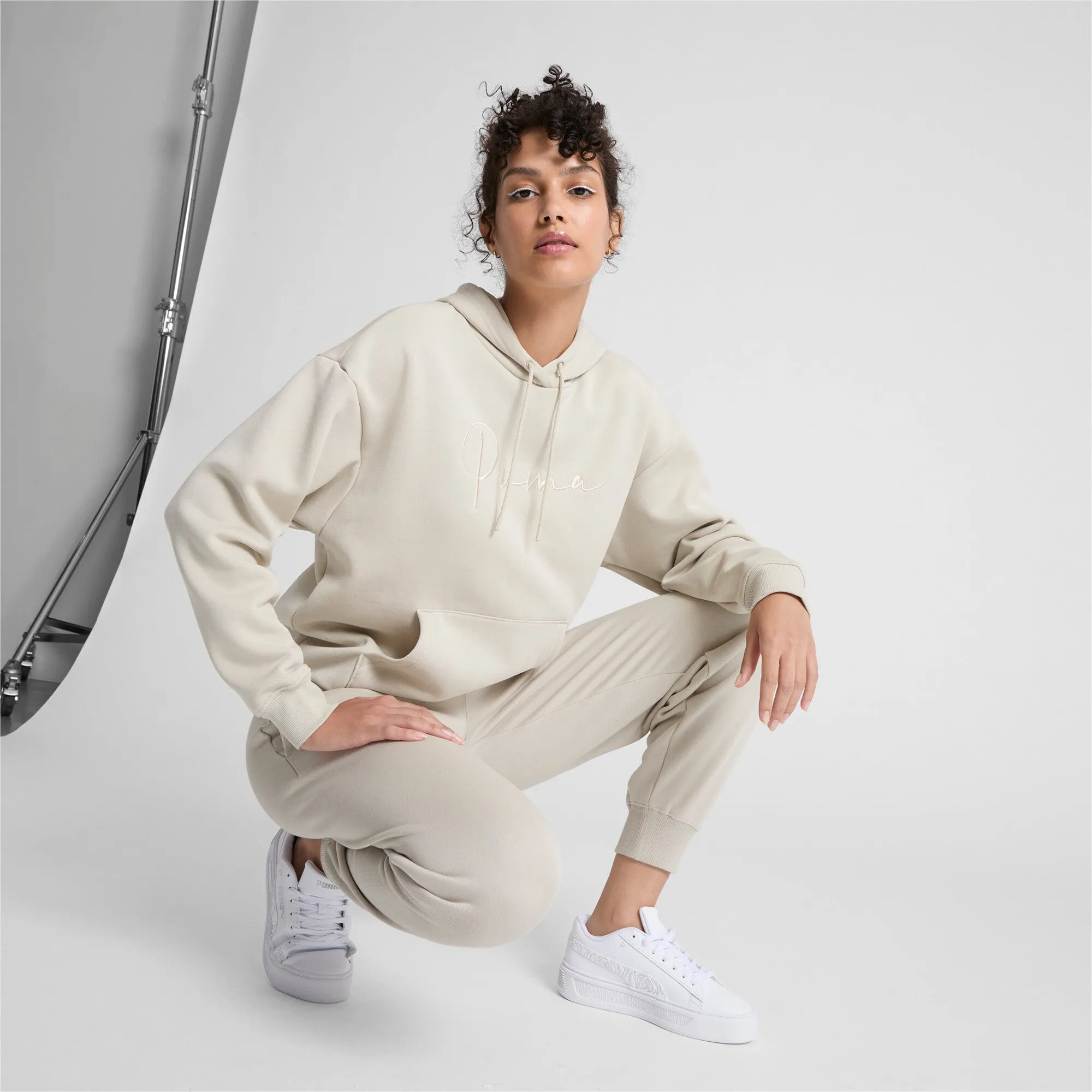 PUMA Women's Script Logo Hoodie