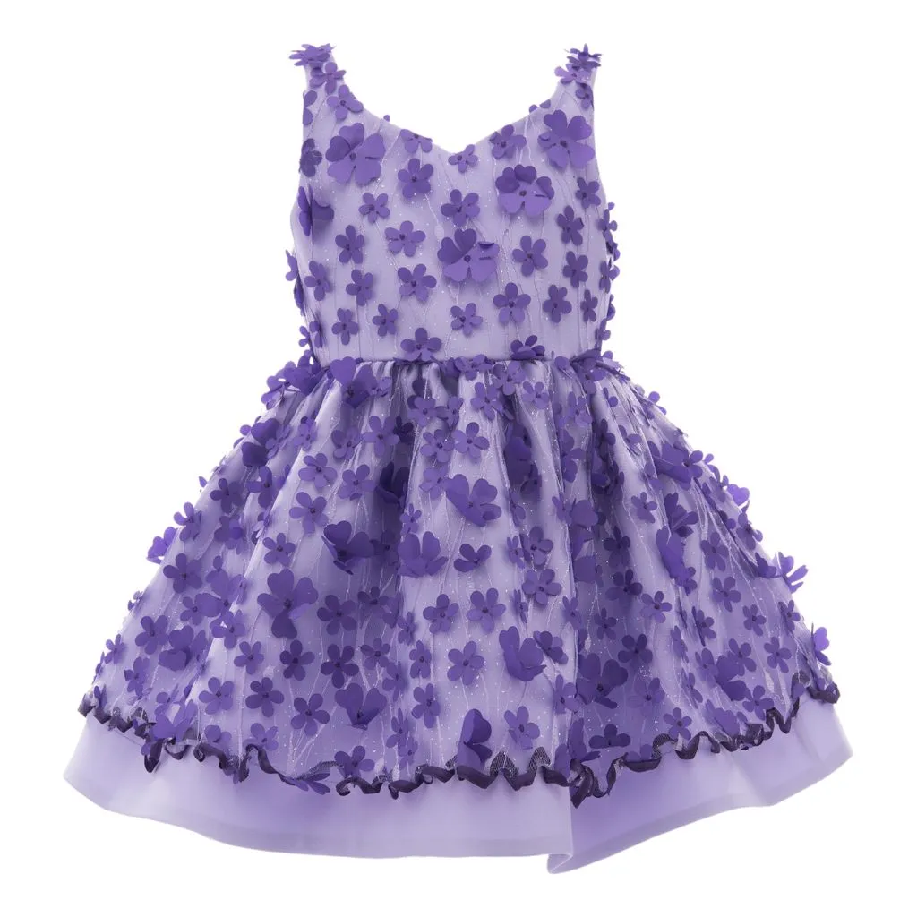 Purple Ravine Floral Dress