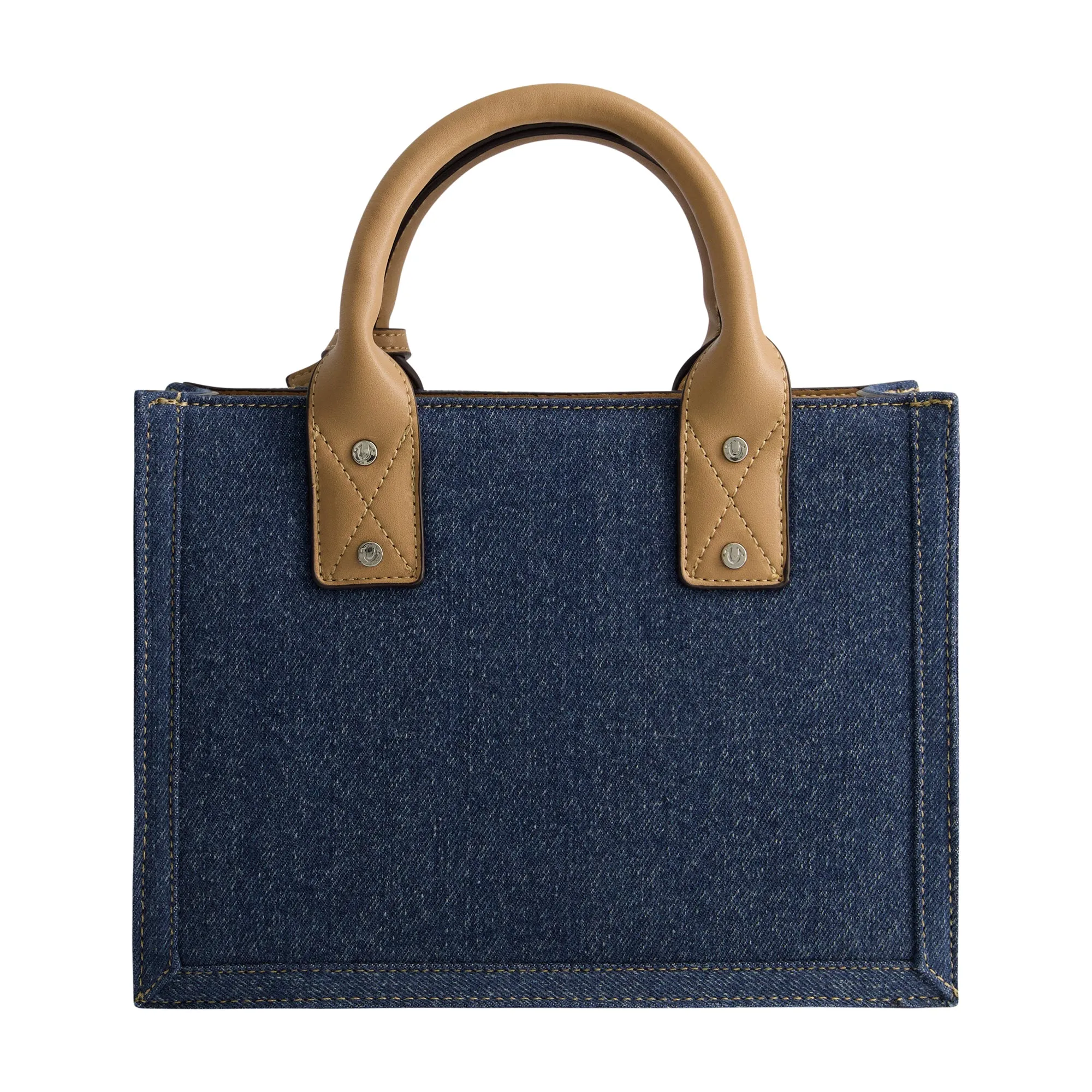 QUILTED HORSESHOE MODERN TOTE