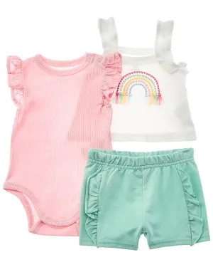 Quiltex Rainbow 3pc Short Set