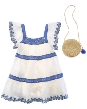 Rachel Zoe 2pc Gauze Dress Set with Bag
