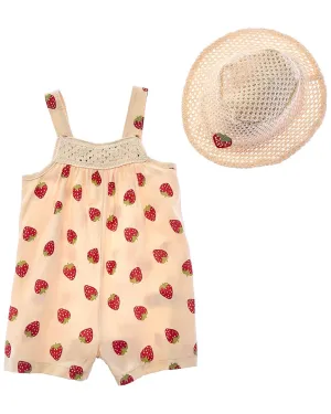 Rachel Zoe 2pc Romper with Sun Hat