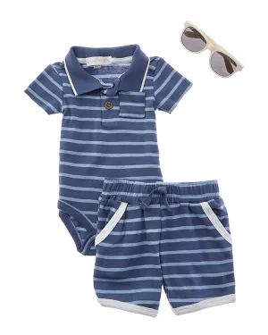 Rachel Zoe 3pc Short Set with Sunglasses