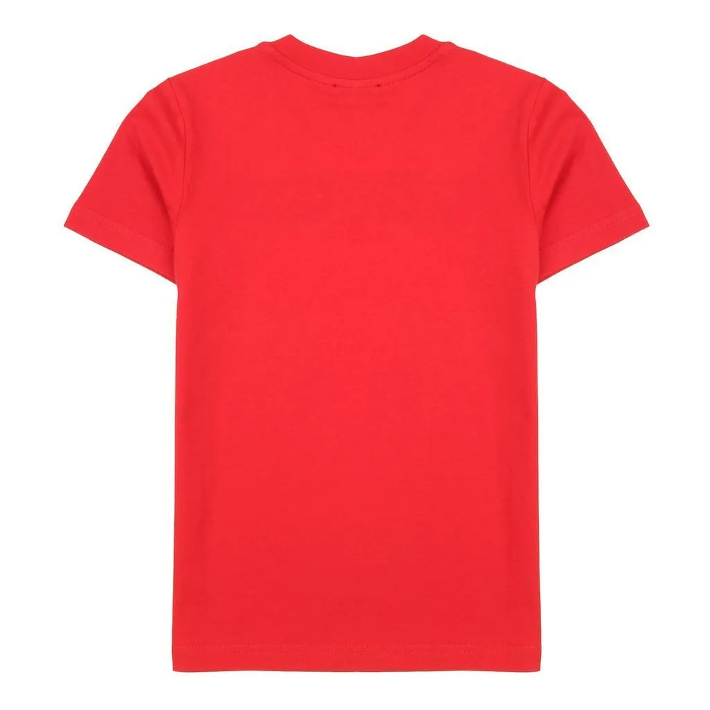 Red Logo Print T-Shirt