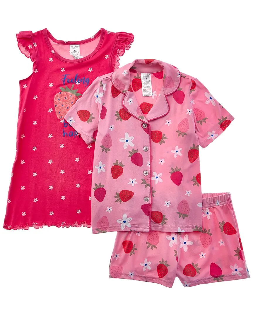 Rene Rofe 3pc Pretty Sweet Pajama Set