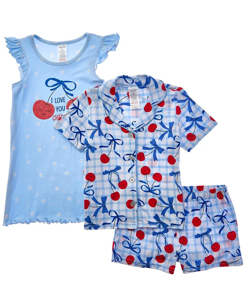 Rene Rofe 3pc Pretty Sweet Pajama Set